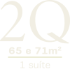 2Q 65 e 71m² - 1 Suíte